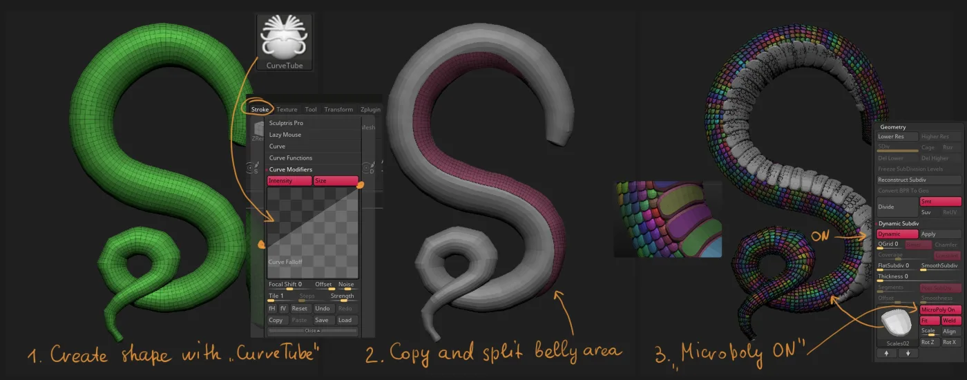 Dragon ornament digital sculpt study from the Dragon Warrior process